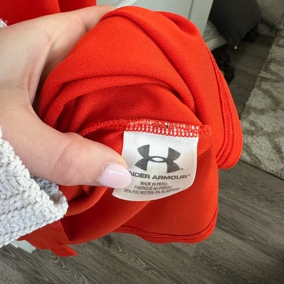 Under Armour Orange Auburn Polo - Picture 5 of 7